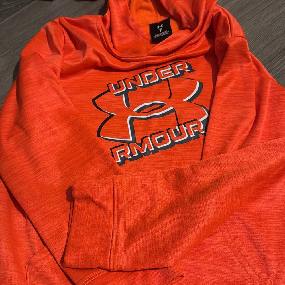 Under Armour Men's Vibrant Orange Hoodie
